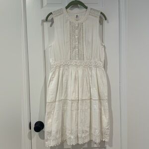 Women’s White Sleeveless Mini Dress